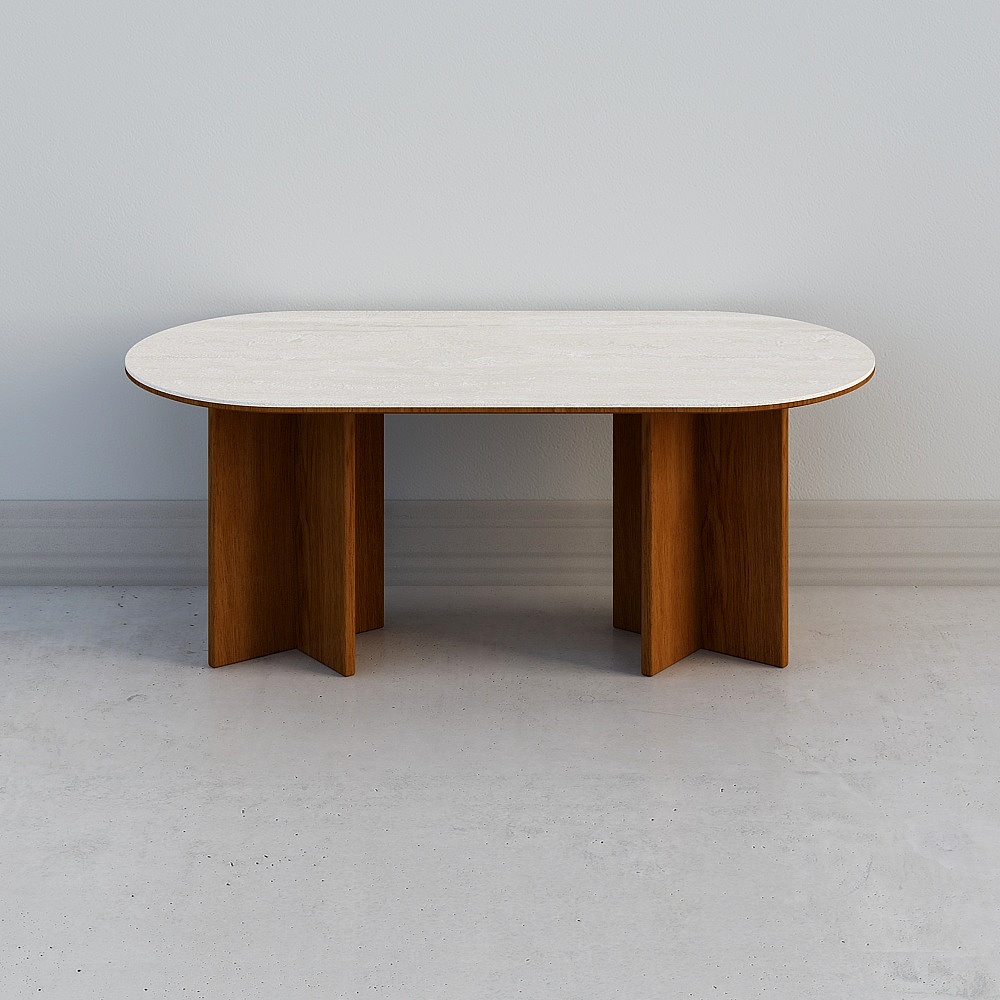 Travertine Dining Table and Chairs