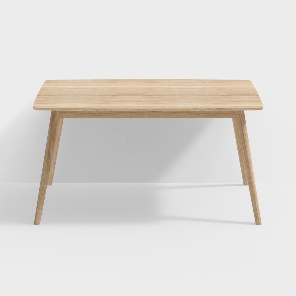 ม้านั่งรับประทานอาหารไม้บีชสไตล์ธรรมชาติ