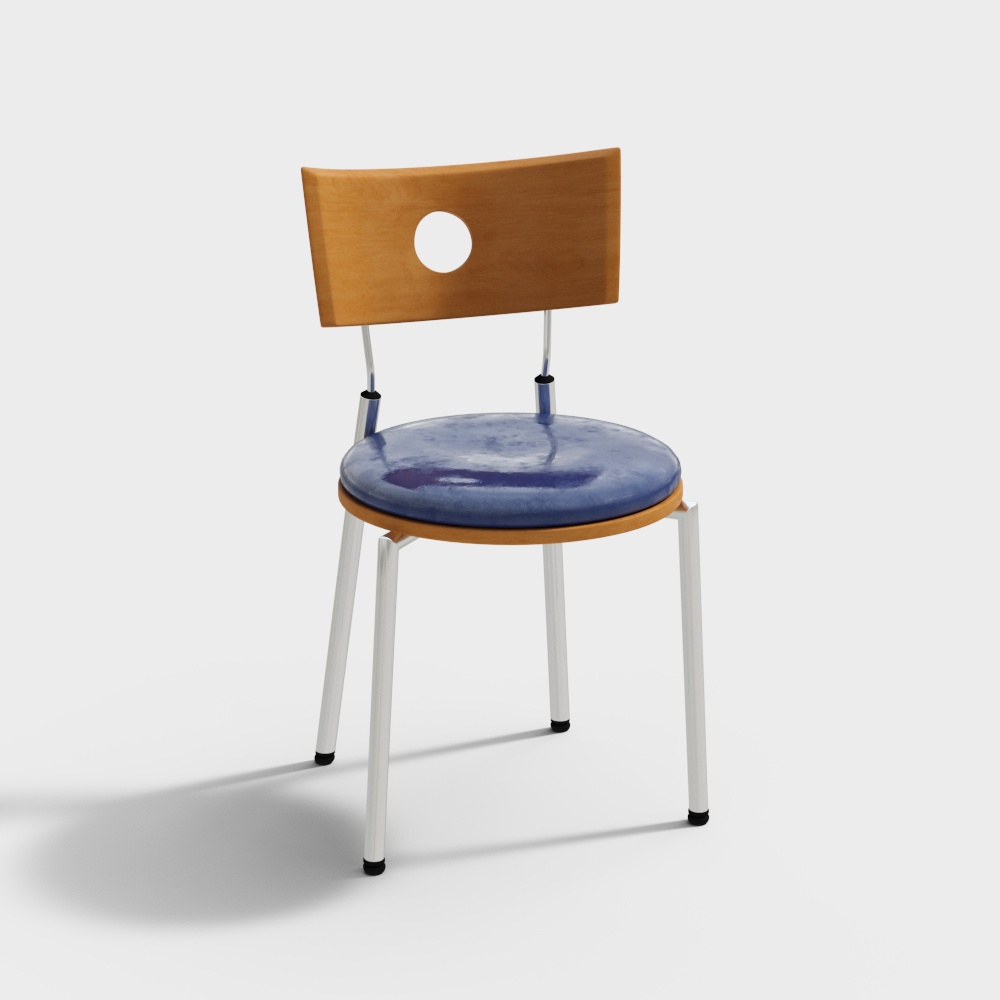 Sedia da Pranzo con Cuscino Bagel