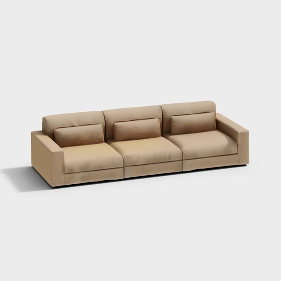 Urban Comfort Sofa 3D model