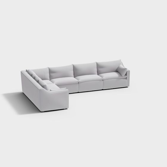 Urban Comfort Sofa 3D model