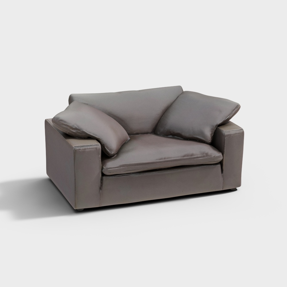 Cloud Leather Chair-and-a-Half