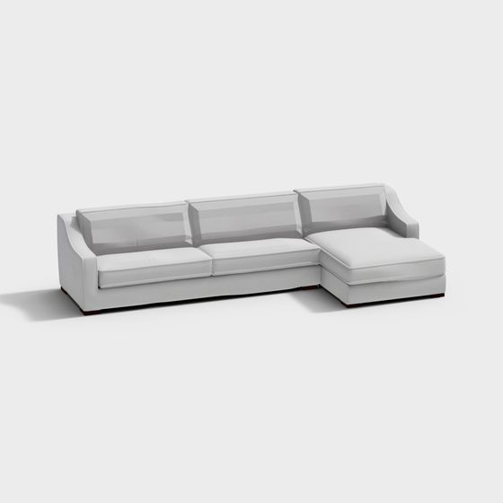 Urban Comfort Sofa 3D model