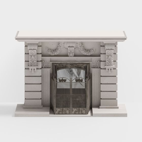 Classic Portico 3D Model