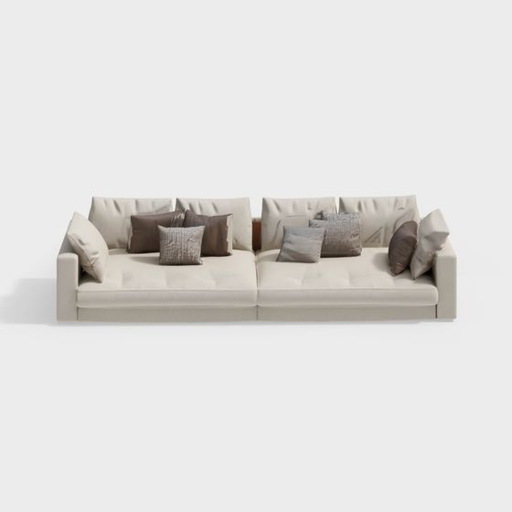 Urban Comfort Sofa 3D model for Modern Homes
