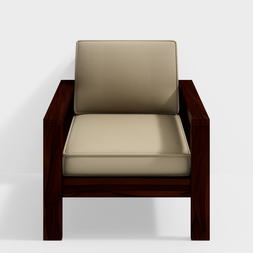 Haven 1 Seater Sheesham Wood Sofa