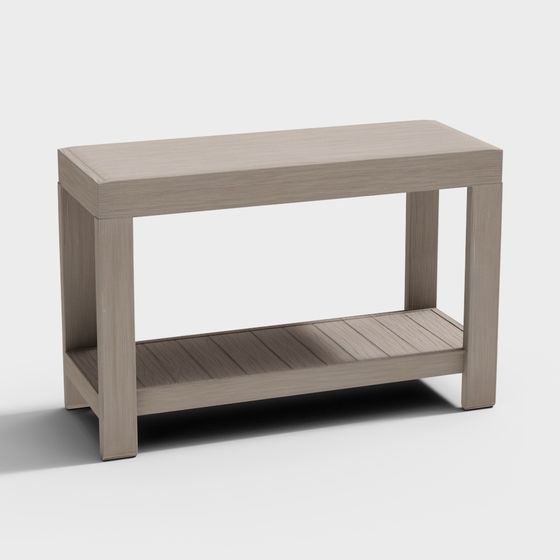 Elegant Urban Corner Side Table 3D model