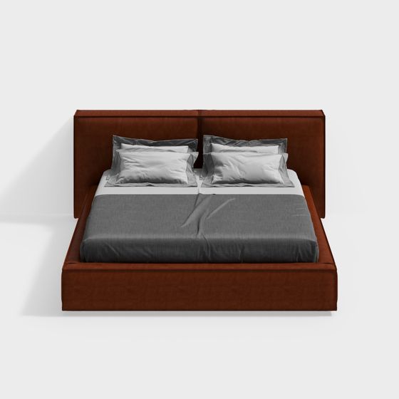 Urban Comfort 3D Model Bed