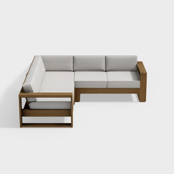Urban Comfort 3D Model Sofa for Creative Projects
