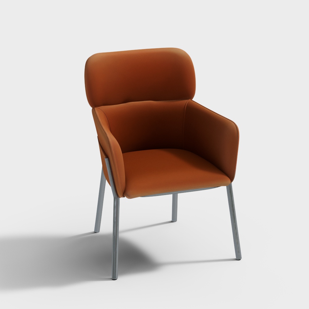 Sedia da pranzo marrone Azalea