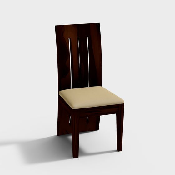 Urban Elegance Chair 3D model for Creative Projects