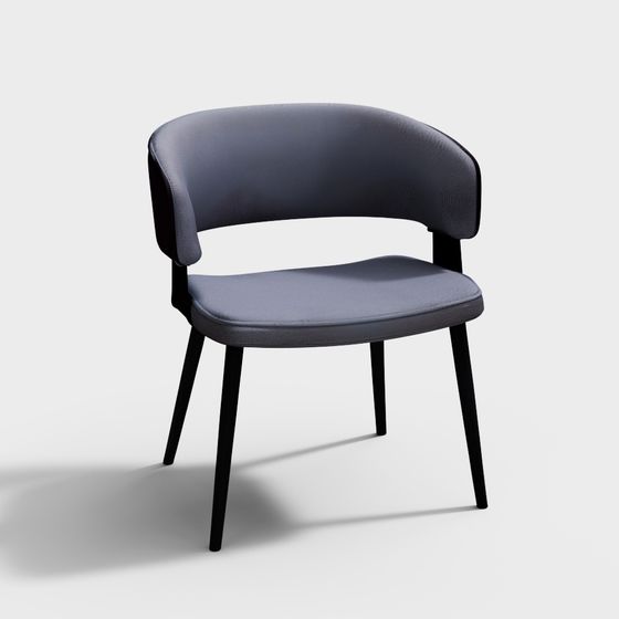 Urban Leisure Chair 3D model for Modern Spaces