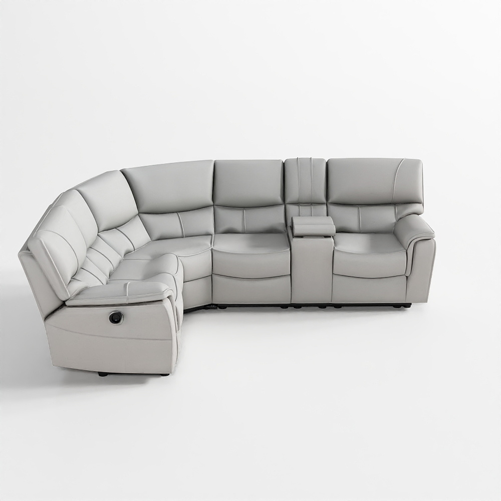 Percy Corner Sofa with 2 Electric Power Recliners