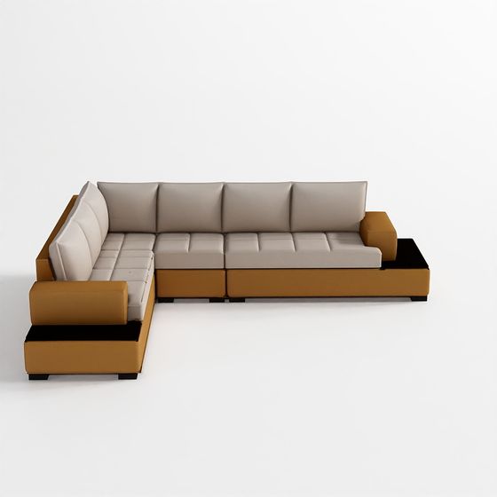 Cozy Modular Sectional Sofa Modern 3D model