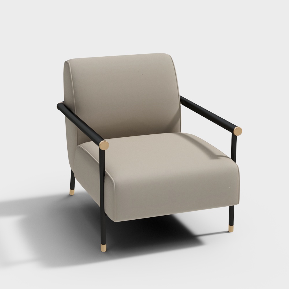 Valentina Metal Lounge Chair