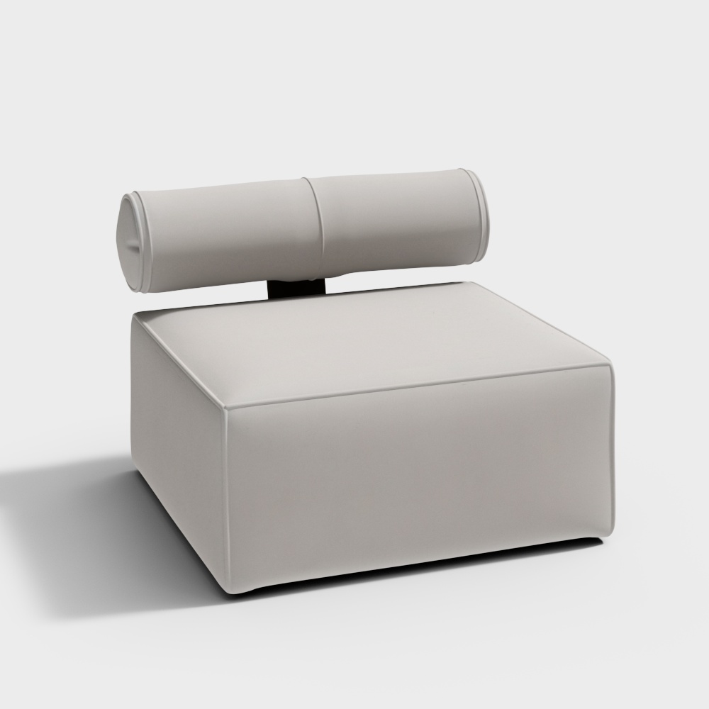 Bolster Back Outdoor Armless Sofa