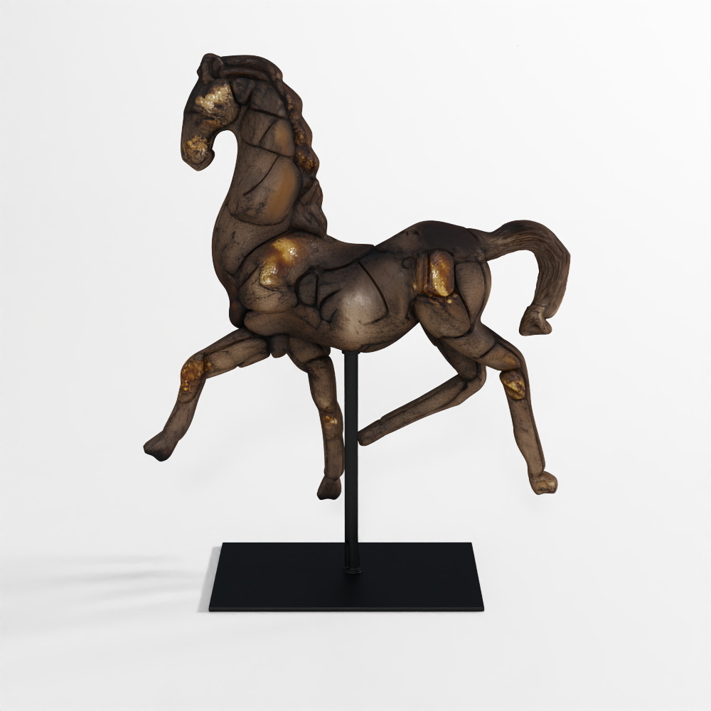 カバロ ドラド 彫刻