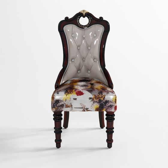 Victorian Chair Vintage Elegance 3D model