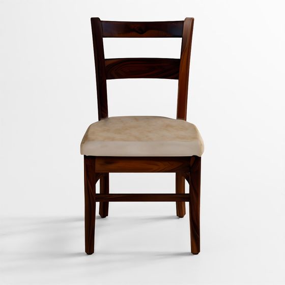 Classic Wooden Dining Chair 3D model