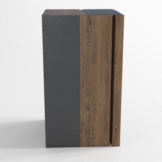 Intersection Wood Blocks 3D model