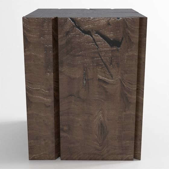 Cracked Wood Block 3D model for Creative Projects
