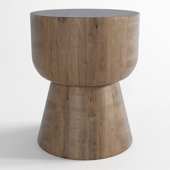 Cozy Wood Stool 3D model
