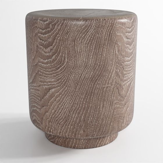 Stylish Wooden Stool 3D model for Modern Design