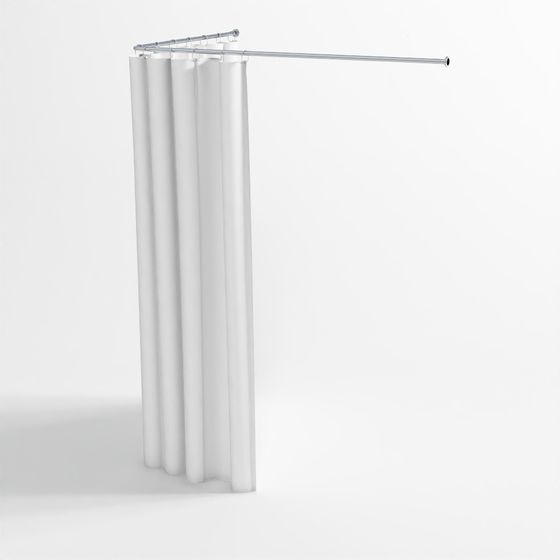 Quadratischer Duschvorhang