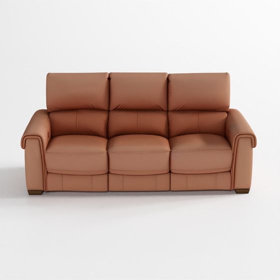 Clinton Power Recliner Sofa Set - 3 Seater - Genuine Leather