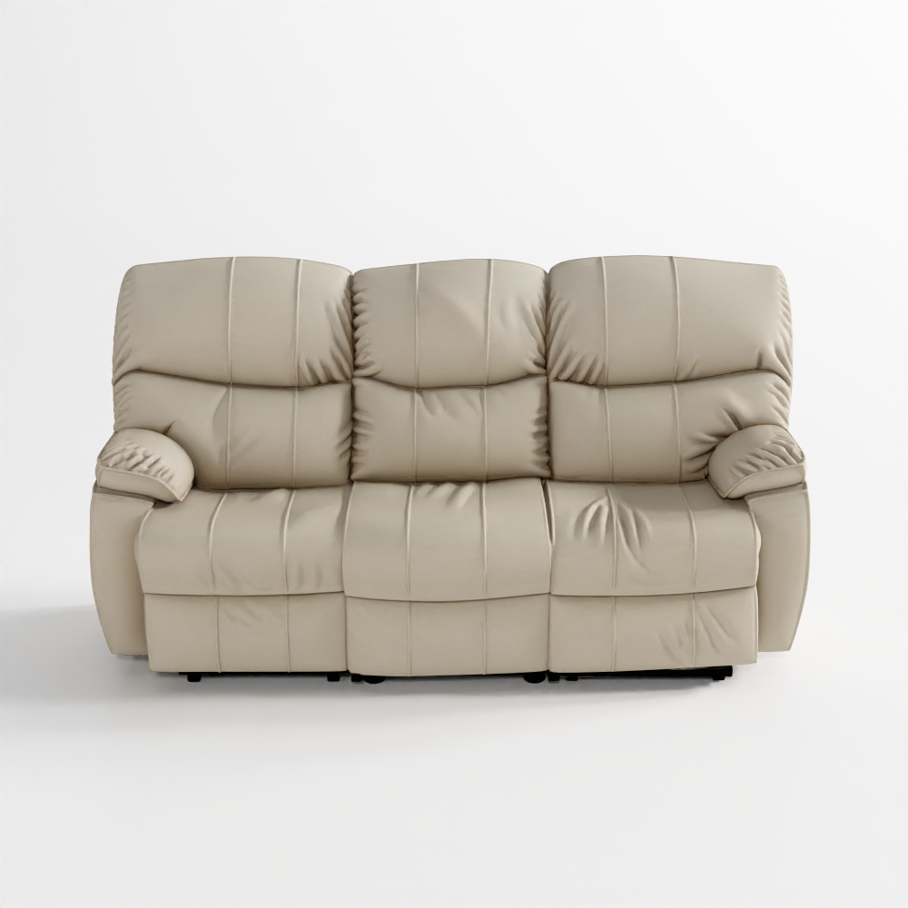 Ferland Leather Sofa - 3 Seater