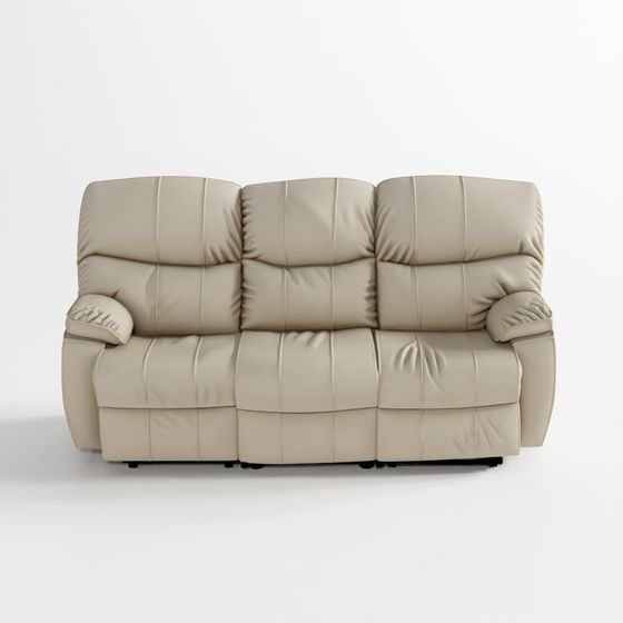 Ferland Leather Sofa - 3 Seater