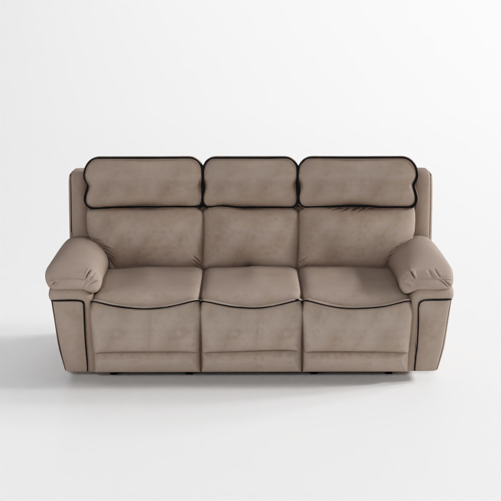 Magnus Recliner Sofa - 3 Seater - Fabric