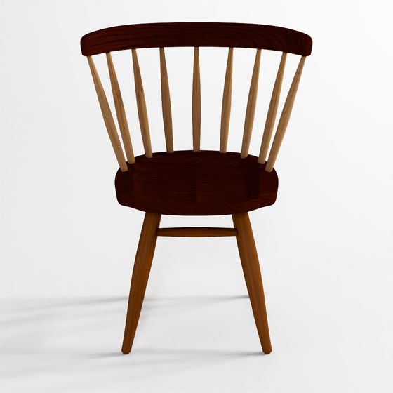 Windsor Chair Classic Wooden Design 3D model