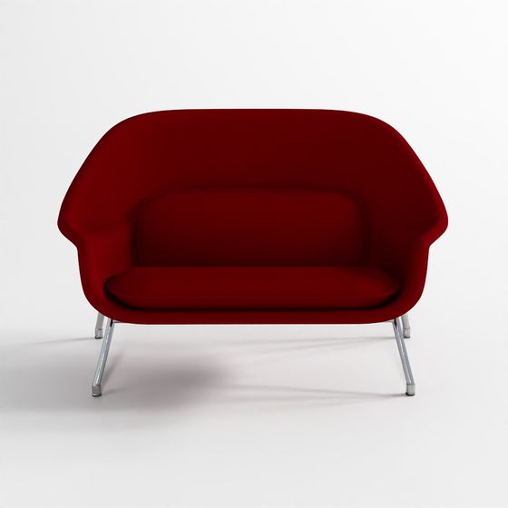 Modern Iconic Red Sofa 3D model