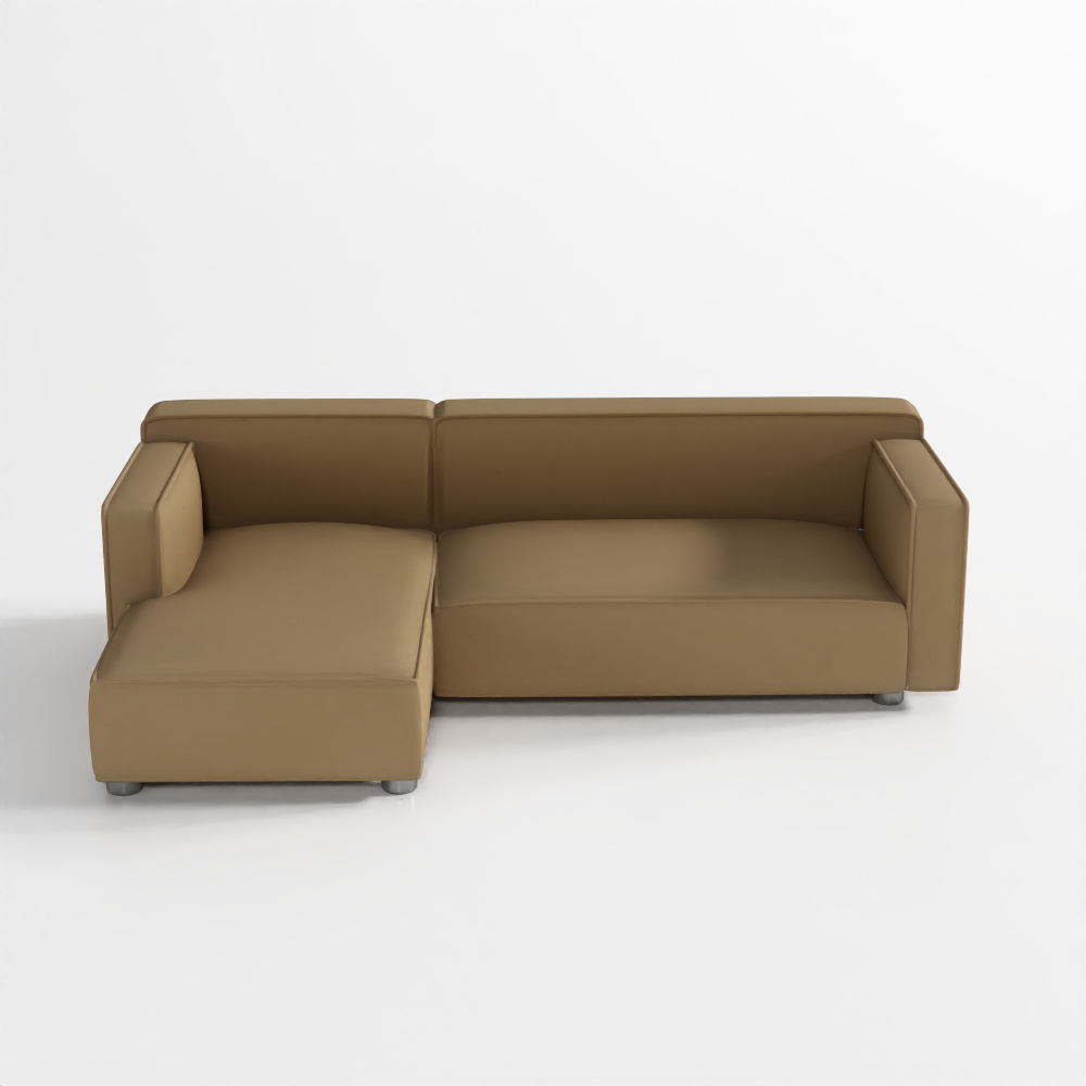 Divano Asimmetrico Barber Osgerby con Chaise