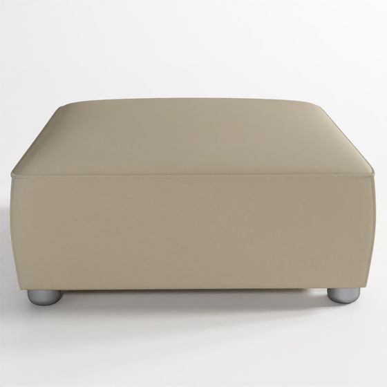 Cozy Square Ottoman 3D model with Modern Design