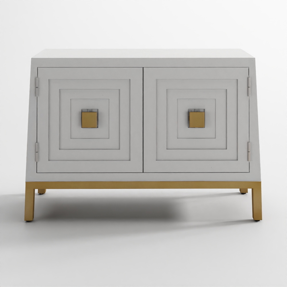 Aiken Credenza Bianca a 2 Ante