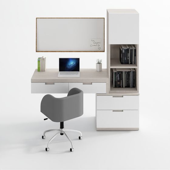Computer desk set