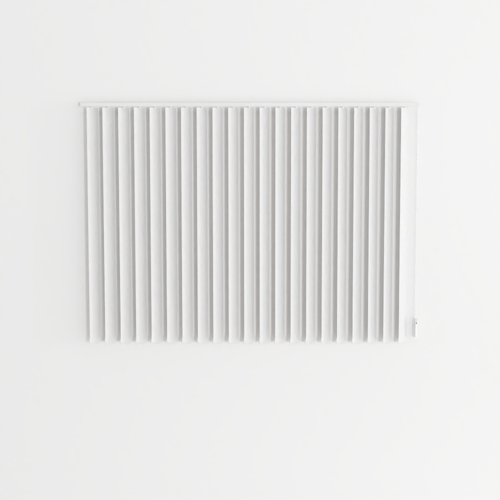 Modern Vertical Louvers 3D model for Artistic Spaces