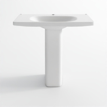 Wall Hung Basin with Full Pedestal-3