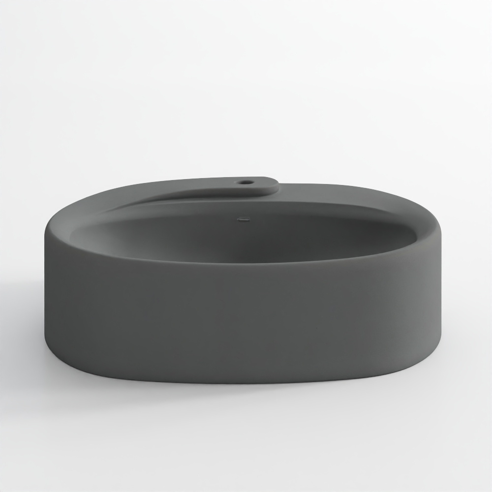 Table Top Basin - Grey Matt