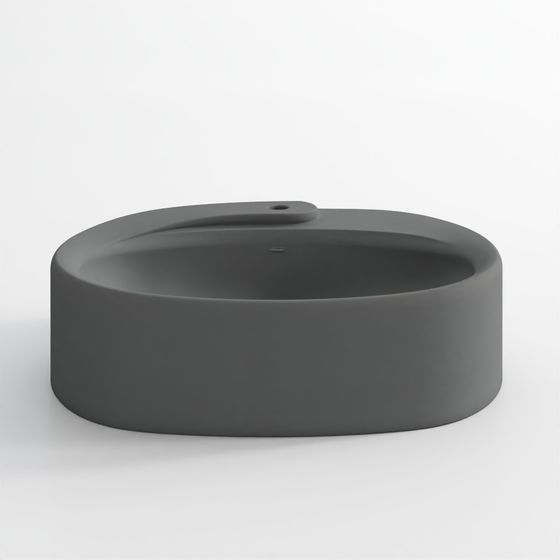 Table Top Basin - Grey Matt