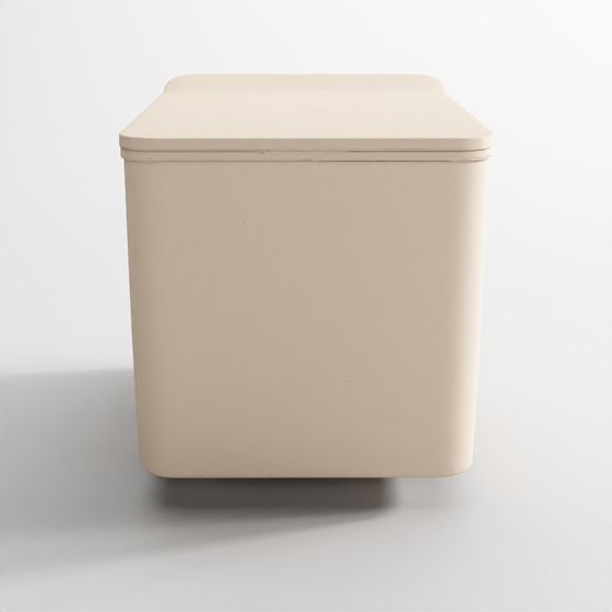 Rimless Blind Installation Wall Hung WC - Beige Matt