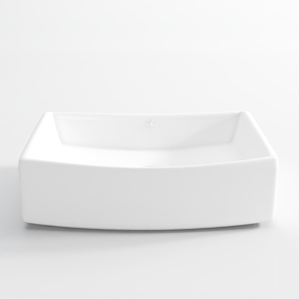 Jaquar Table Top Basin - Without Tap Hole - White