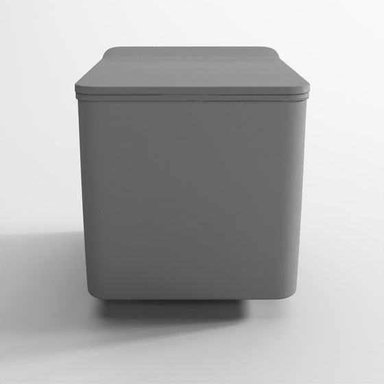 Rimless Blind Installation Wall Hung WC - Grey Matt