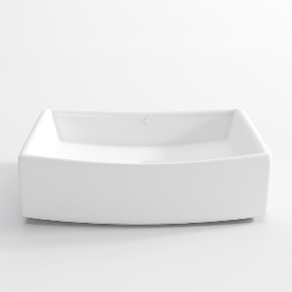 Table Top Basin - Without Tap Hole - White Matt