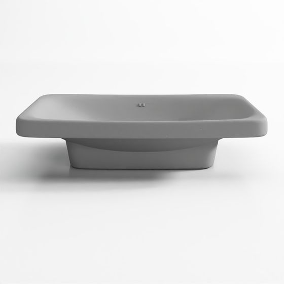 Table Top Basin - Grey Matt -2