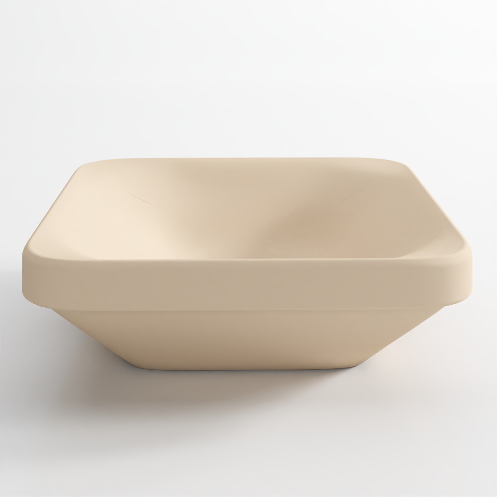 Table Top Basin - Beige Matt-4