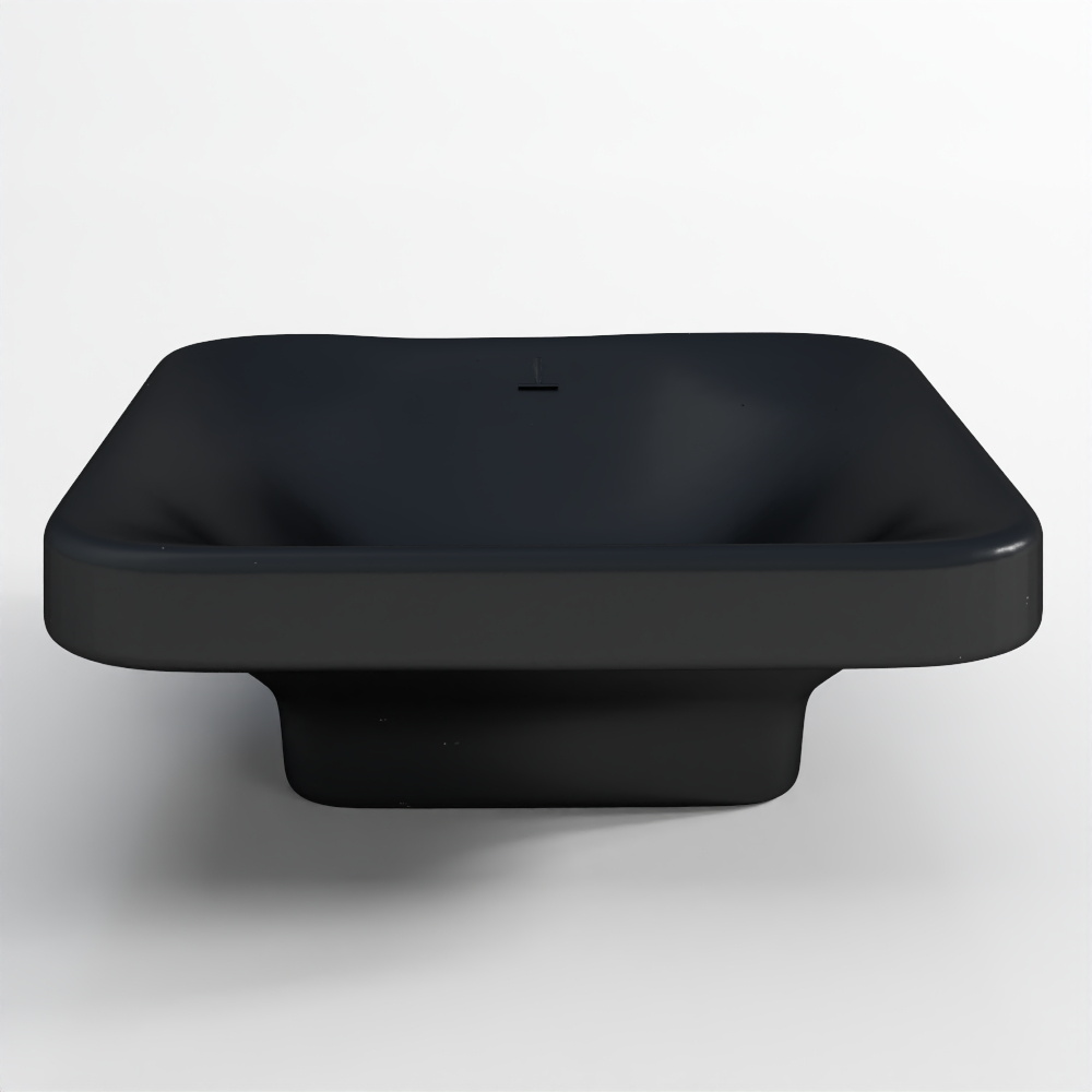 Table Top Basin - Black Matt -1
