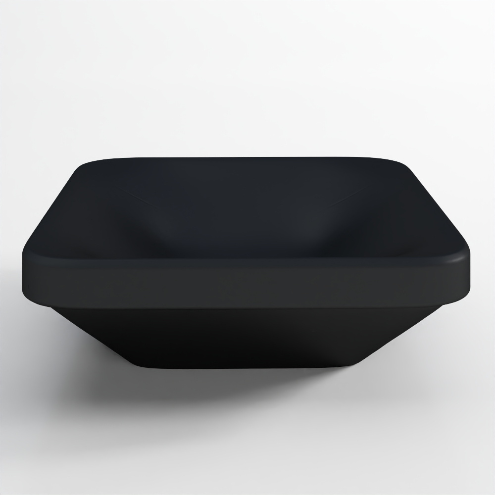 Table Top Basin - Black Matt-4